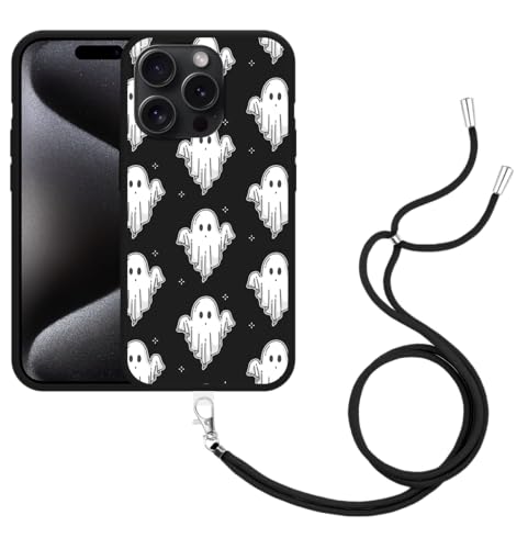 Cazy Handykette Hülle Schwarz Kompatibel mit iPhone 15 Pro Geister Cazy Handykette Hülle Schwarz Kompatibel mit iPhone 15 Pro Geister von Cazy