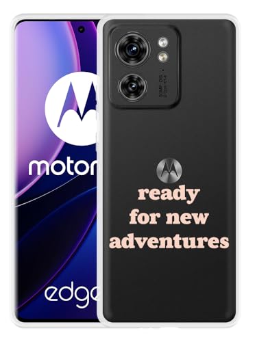 Cazy Hülle Kompatibel mit Motorola Edge 40 Neue Abenteuer von Cazy