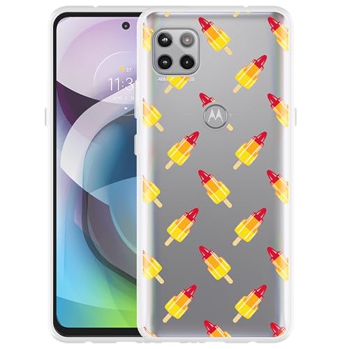 Cazy Hülle Kompatibel mit Motorola Moto G 5G - Raketen von Cazy
