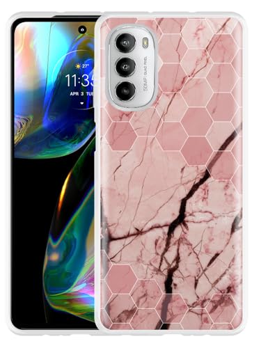 Cazy Hülle Kompatibel mit Motorola Moto G82 - Rosa Marmor Cazy Hülle Kompatibel mit Motorola Moto G82 - Rosa Marmor von Cazy