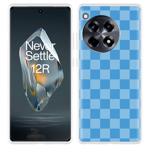 Cazy Hülle Kompatibel mit OnePlus 12R Blaues Schachbrettmuster Cazy Hülle Kompatibel mit OnePlus 12R Blaues Schachbrettmuster von Cazy
