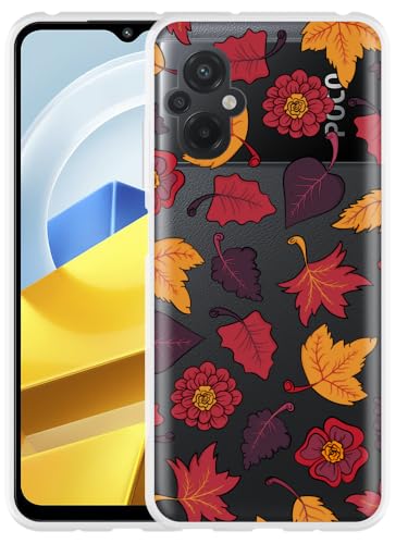 Cazy Hülle Kompatibel mit Poco M5 - Herbstblätter Cazy Hülle Kompatibel mit Poco M5 - Herbstblätter von Cazy