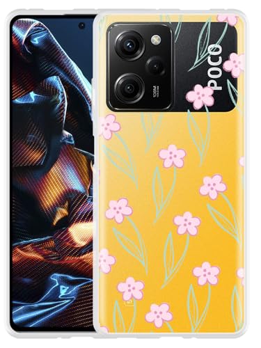Cazy Hülle Kompatibel mit Poco X5 Pro Pinke Blumen Cazy Hülle Kompatibel mit Poco X5 Pro Pinke Blumen von Cazy