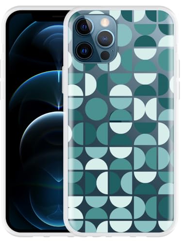 Cazy Hülle Kompatibel mit iPhone 12 Pro - Kreismuster Cazy Hülle Kompatibel mit iPhone 12 Pro - Kreismuster von Cazy