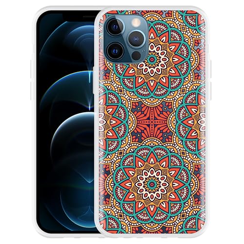 Cazy Hülle Kompatibel mit iPhone 12 Pro - Orientalisches Mandala Cazy Hülle Kompatibel mit iPhone 12 Pro - Orientalisches Mandala von Cazy