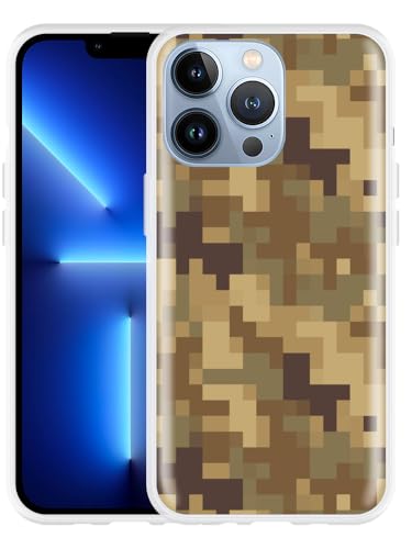 Cazy Hülle Kompatibel mit iPhone 13 Pro - Pixel Camouflage Cazy Hülle Kompatibel mit iPhone 13 Pro - Pixel Camouflage von Cazy