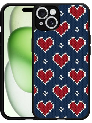 Cazy Hülle Kompatibel mit iPhone 14 Gestrickte Herzen Cazy Hülle Kompatibel mit iPhone 14 Gestrickte Herzen von Cazy