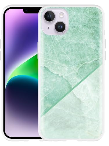 Cazy Hülle Kompatibel mit iPhone 14 Plus - Grüner Marmor Cazy Hülle Kompatibel mit iPhone 14 Plus - Grüner Marmor von Cazy