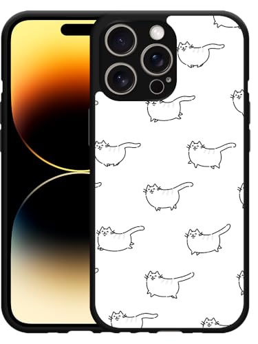 Cazy Hülle Kompatibel mit iPhone 14 Pro Max Liebe Meine Katze von Cazy