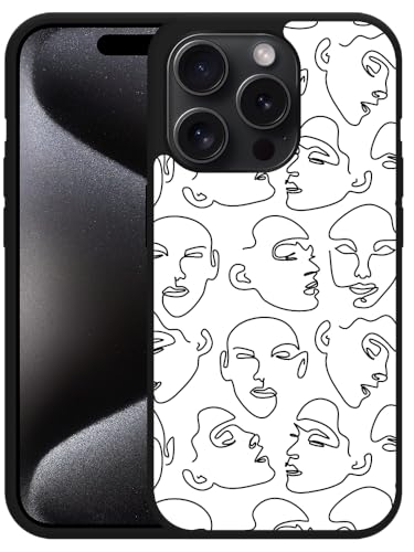 Cazy Hülle Kompatibel mit iPhone 15 Pro Gesichter Cazy Hülle Kompatibel mit iPhone 15 Pro Gesichter von Cazy