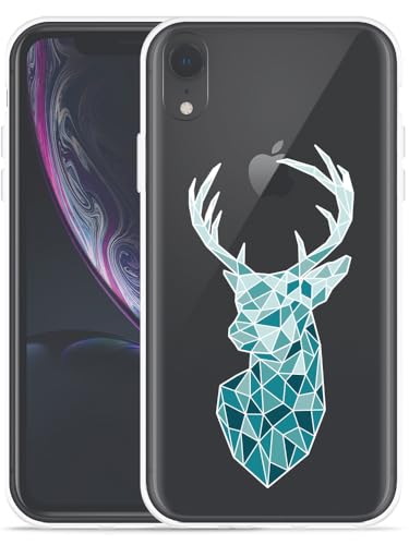Cazy Hülle Kompatibel mit iPhone Xr - Art Deco Deer Cazy Hülle Kompatibel mit iPhone Xr - Art Deco Deer von Cazy
