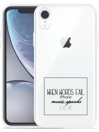 Cazy Hülle Kompatibel mit iPhone Xr - Music Speaks Cazy Hülle Kompatibel mit iPhone Xr - Music Speaks von Cazy