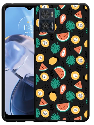 Cazy Hülle Schwarz Kompatibel mit Motorola Moto E22/E22i - Tropische Früchte Cazy Hülle Schwarz Kompatibel mit Motorola Moto E22/E22i - Tropische Früchte von Cazy