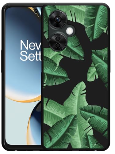Cazy Hülle Schwarz Kompatibel mit OnePlus Nord CE 3 Lite 5G Palmenblätter Cazy Hülle Schwarz Kompatibel mit OnePlus Nord CE 3 Lite 5G Palmenblätter von Cazy