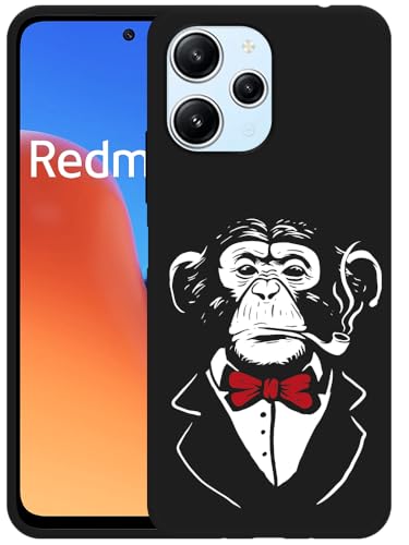 Cazy Hülle Schwarz Kompatibel mit Xiaomi Redmi 12 4G Schimpansen-Smoking Cazy Hülle Schwarz Kompatibel mit Xiaomi Redmi 12 4G Schimpansen-Smoking von Cazy