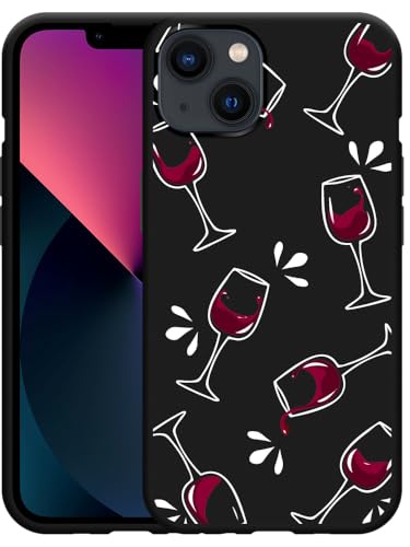 Cazy Hülle Schwarz Kompatibel mit iPhone 13 - Wine Not? Cazy Hülle Schwarz Kompatibel mit iPhone 13 - Wine Not? von Cazy