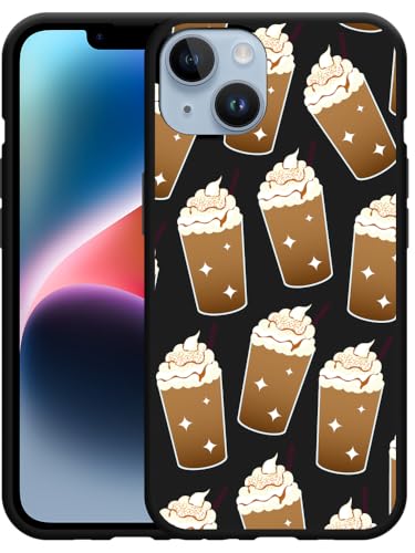Cazy Hülle Schwarz Kompatibel mit iPhone 14 - Frappuccinos Cazy Hülle Schwarz Kompatibel mit iPhone 14 - Frappuccinos von Cazy
