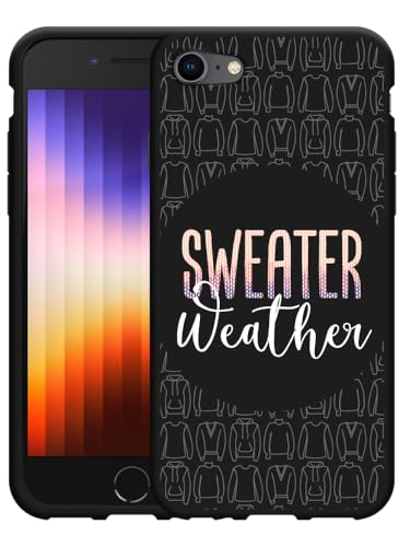 Cazy Hülle Schwarz Kompatibel mit iPhone SE 2022 - Sweater Weather Cazy Hülle Schwarz Kompatibel mit iPhone SE 2022 - Sweater Weather von Cazy