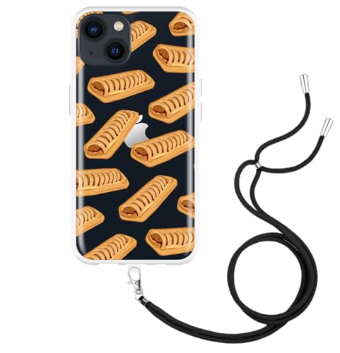 Cazy Hülle mit Kette Kompatibel mit iPhone 13 - Frikandel-Sandwiches Cazy Hülle mit Kette Kompatibel mit iPhone 13 - Frikandel-Sandwiches von Cazy