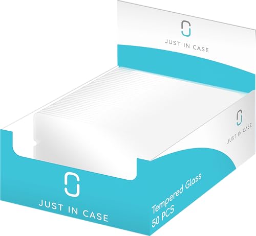 Cazy Schutzglass Kompatibel mit Apple iPhone 13 Pro Max/iPhone 14 Plus Tempered Glass Hülle Kompatibel - 50 Stück von Cazy