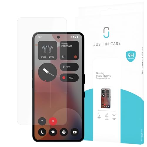 Cazy Schutzglass Kompatibel mit Nothing Phone (3a) Pro Tempered Glass Hülle Kompatibel - Transparant von Cazy