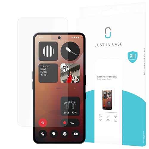 Cazy Schutzglass Kompatibel mit Nothing Phone (3a) Tempered Glass Hülle Kompatibel - Transparant von Cazy