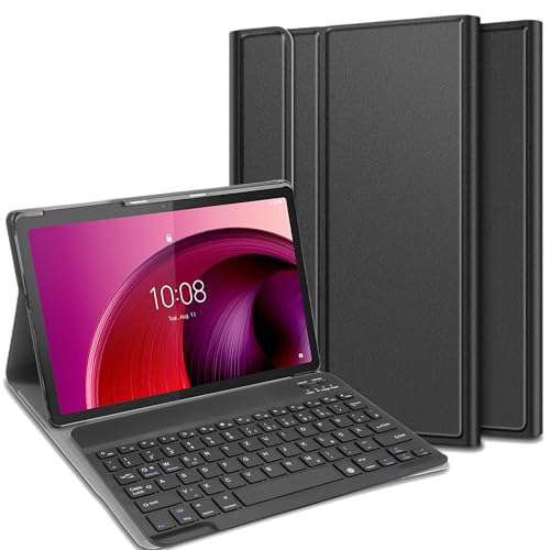 Cazy Tastatur Hülle Kompatibel mit Lenovo Tab M10 5G - Schutz Etui mit magnetisch Abnehmbarer Tastatur - Layout: Qwertz Cazy Tastatur Hülle Kompatibel mit Lenovo Tab M10 5G - Schutz Etui mit magnetisch Abnehmbarer Tastatur - Layout: Qwertz von Cazy