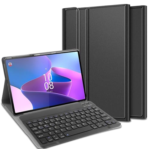 Cazy Tastatur Hülle Kompatibel mit Lenovo Tab P11 Pro Gen 2 - Schutz Etui mit magnetisch Abnehmbarer Tastatur - Layout: QWERTY von Cazy