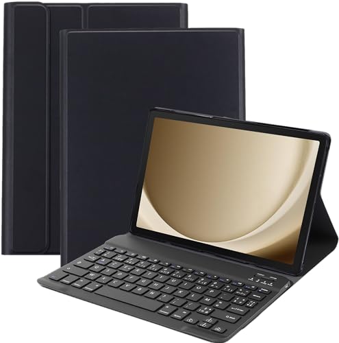 Cazy Tastatur Hülle Kompatibel mit Samsung Galaxy Tab A9+ - Schutz Etui mit magnetisch Abnehmbarer Tastatur - Layout: Azerty von Cazy