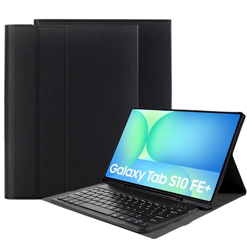Cazy Tablet-Hülle mit Tastatur geeignet für Samsung Galaxy Tab S10 FE Plus - QWERTZ Bluetooth Tastatur-Hülle - Schwarz Cazy Tablet-Hülle mit Tastatur geeignet für Samsung Galaxy Tab S10 FE Plus - QWERTZ Bluetooth Tastatur-Hülle - Schwarz von Cazy