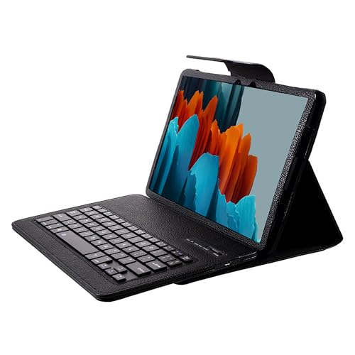 Cazy Tastatur Hülle Kompatibel mit Samsung Galaxy Tab S7/S8 - Schutz Etui mit magnetisch Abnehmbarer Tastatur - Layout: QWERTY von Cazy
