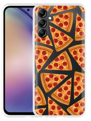 Hülle Kompatibel mit Samsung Galaxy A34 Pizza Party von Cazy