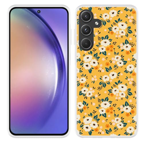 Hülle Kompatibel mit Samsung Galaxy A55 Vintage Blumendruck Hülle Kompatibel mit Samsung Galaxy A55 Vintage Blumendruck von Cazy