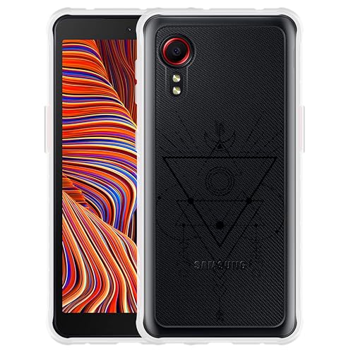 Hülle Kompatibel mit Samsung Galaxy Xcover 5 - Abstract Moon Black Hülle Kompatibel mit Samsung Galaxy Xcover 5 - Abstract Moon Black von Cazy