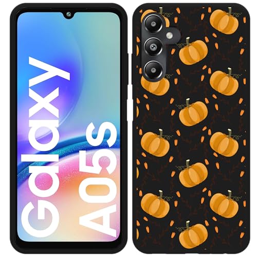 Hülle Schwarz Kompatibel mit Samsung Galaxy A05s Kürbisse Hülle Schwarz Kompatibel mit Samsung Galaxy A05s Kürbisse von Cazy