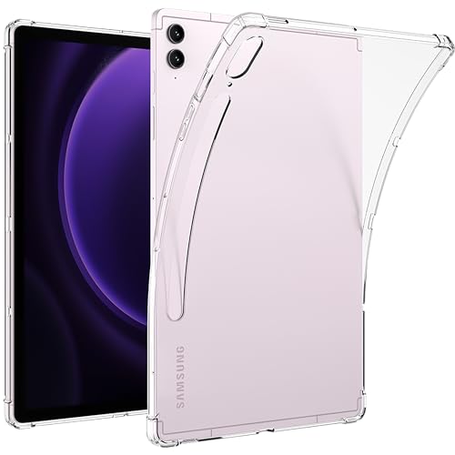 Silikon Hülle Kompatibel mit Samsung Galaxy Tab S9 / S9 FE - Soft TPU Schutz - Transparant von Cazy