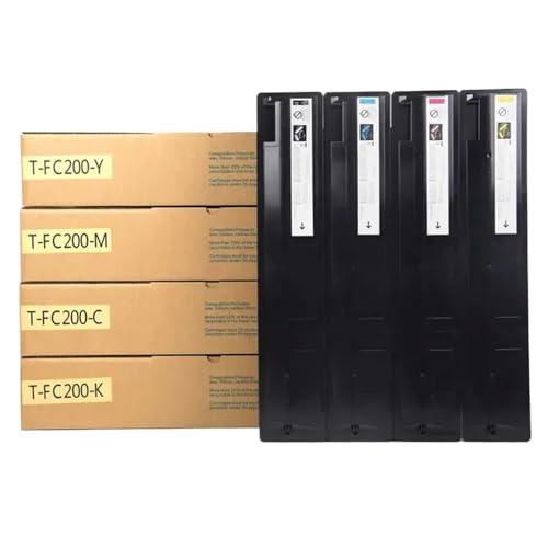 1pcs kompatibel mit T-FC200 Toner Patronen E-2000 2500AC Copier CMYK 500G(Y-500g) von CbErFVK
