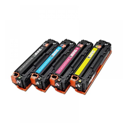 CbErFVK Kompatibel mit Toner -Patrone CB540A CB541A CB542A CB543A 125A Laserdrucker CP1215 CP1515N CP1518NI CM1312(1SET) von CbErFVK