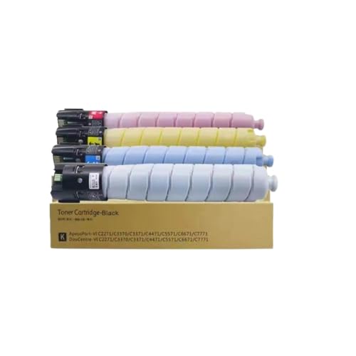 CbErFVK Kompatibel mit Toner Patrone Set Color Copiers CMYK Verschiedene Modelle, einschließlich Dokument VI C2271 C3370 C3371 C4471 C5571 C6671 C7771 CbErFVK Kompatibel mit Toner Patrone Set Color Copiers CMYK Verschiedene Modelle, einschließlich Dokument VI C2271 C3370 C3371 C4471 C5571 C6671 C7771 von CbErFVK