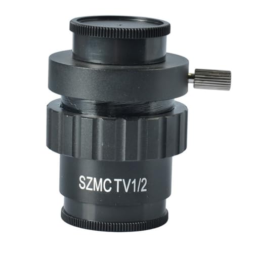 Zubehör-Set Mikroskop Kamera Vorbereitung Glas 0,5X 1X 1/3 0,4X C-Mount 25,3 mm Adapter CTV für Video Digitalkamera Mikroskop Stereo CCD Anschluss 28 mm 38 mm Zubehör für Mikroskope (C von CcacHe