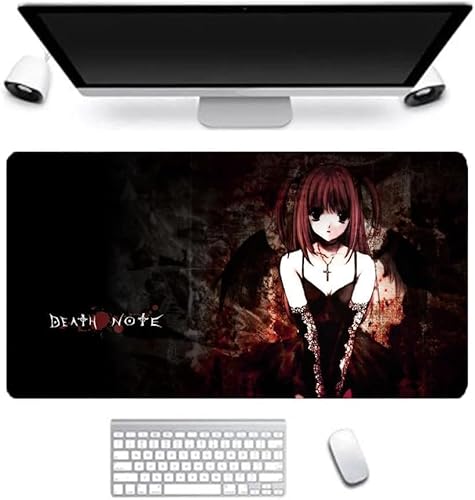 Ccipotatoo Death Note Mauspad, Anime-Mauspad, leicht, Yagami/L/Ryuuku, bedruckt, Gaming-Computer, Tastatur, Laptop-Matte, wasserabweisend, Mauspad für Büro, Studenten (3) von Ccipotatoo