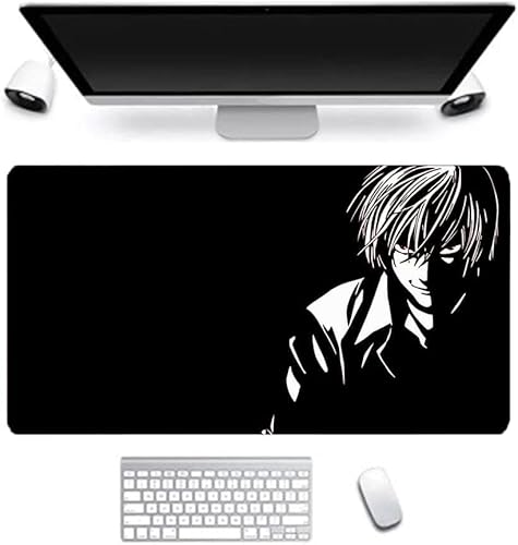 Ccipotatoo Death Note Mauspad, Anime-Mauspad, leicht, Yagami/L/Ryuuku, bedruckt, Gaming-Computer, Tastatur, Laptop-Matte, wasserabweisend, Mauspad für Büro, Studenten (9) von Ccipotatoo