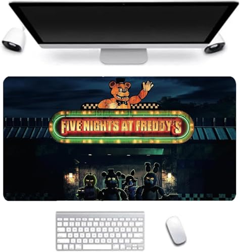 Ccipotatoo Fnaf Großes Mauspad mit Musterdesign, 300 x 800 mm, rutschfeste Gummiunterseite, geeignet für Desktop- und Laptop-Computer (Typ 2) von Ccipotatoo