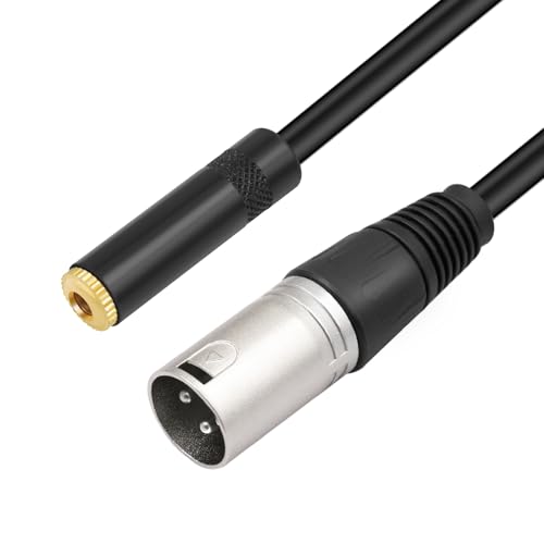 CeaBulo Professionell 3 5 Mm Bis 3 Pin Kabellinie Stereo Weiblich Bis Männlicher Anschluss Ausgeglichener Adapterkabeldraht Für Klare Verbindung CeaBulo Professionell 3 5 Mm Bis 3 Pin Kabellinie Stereo Weiblich Bis Männlicher Anschluss Ausgeglichener Adapterkabeldraht Für Klare Verbindung von CeaBulo