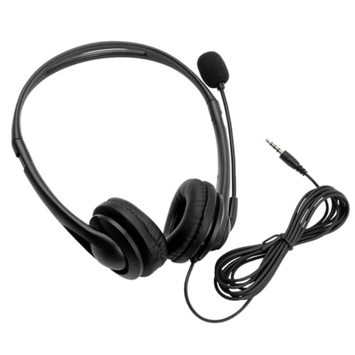 CeaBulo Über Ohrhörer Mit Ohrhörern Mit 3 5 Mm Stecker Leichter Kopfhörer Und Bequem Für Musikanrufe ANG Konferenz von CeaBulo