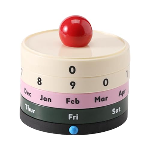 Einzigartiger Perpetuales Kalender Mit Rotierender Funktion Für Home Und Office Decoration Room Einstellung Ornamentation Einzigartiger Perpetuales Kalender Mit Rotierender Funktion Für Home Und Office Decoration Room Einstellung Ornamentation von CeaBulo