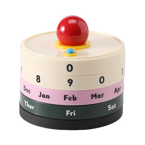 Einzigartiger Perpetuales Kalender Mit Rotierender Funktion Für Home Und Office Decoration Room Einstellung Ornamentation Einzigartiger Perpetuales Kalender Mit Rotierender Funktion Für Home Und Office Decoration Room Einstellung Ornamentation von CeaBulo