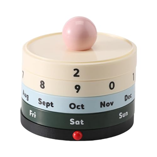 Einzigartiger Perpetuales Kalender Mit Rotierender Funktion Für Home Und Office Decoration Room Einstellung Ornamentation Einzigartiger Perpetuales Kalender Mit Rotierender Funktion Für Home Und Office Decoration Room Einstellung Ornamentation von CeaBulo