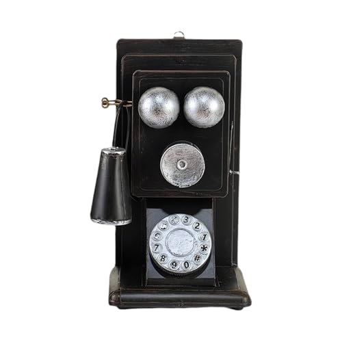 Retro Antique Telefonmodell Metall Ornament Vintage Rotary Phone Statue Für Stilvolle Haus Und Cafés Schreibtischdekorationen Retro Antique Telefonmodell Metall Ornament Vintage Rotary Phone Statue Für Stilvolle Haus Und Cafés Schreibtischdekorationen von CeaBulo