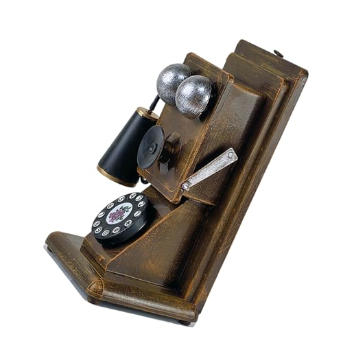 Retro Antique Telefonmodell Metall Ornament Vintage Rotary Phone Statue Für Stilvolle Haus Und Cafés Schreibtischdekorationen Retro Antique Telefonmodell Metall Ornament Vintage Rotary Phone Statue Für Stilvolle Haus Und Cafés Schreibtischdekorationen von CeaBulo